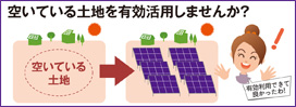 太陽光発電システム　土地活用